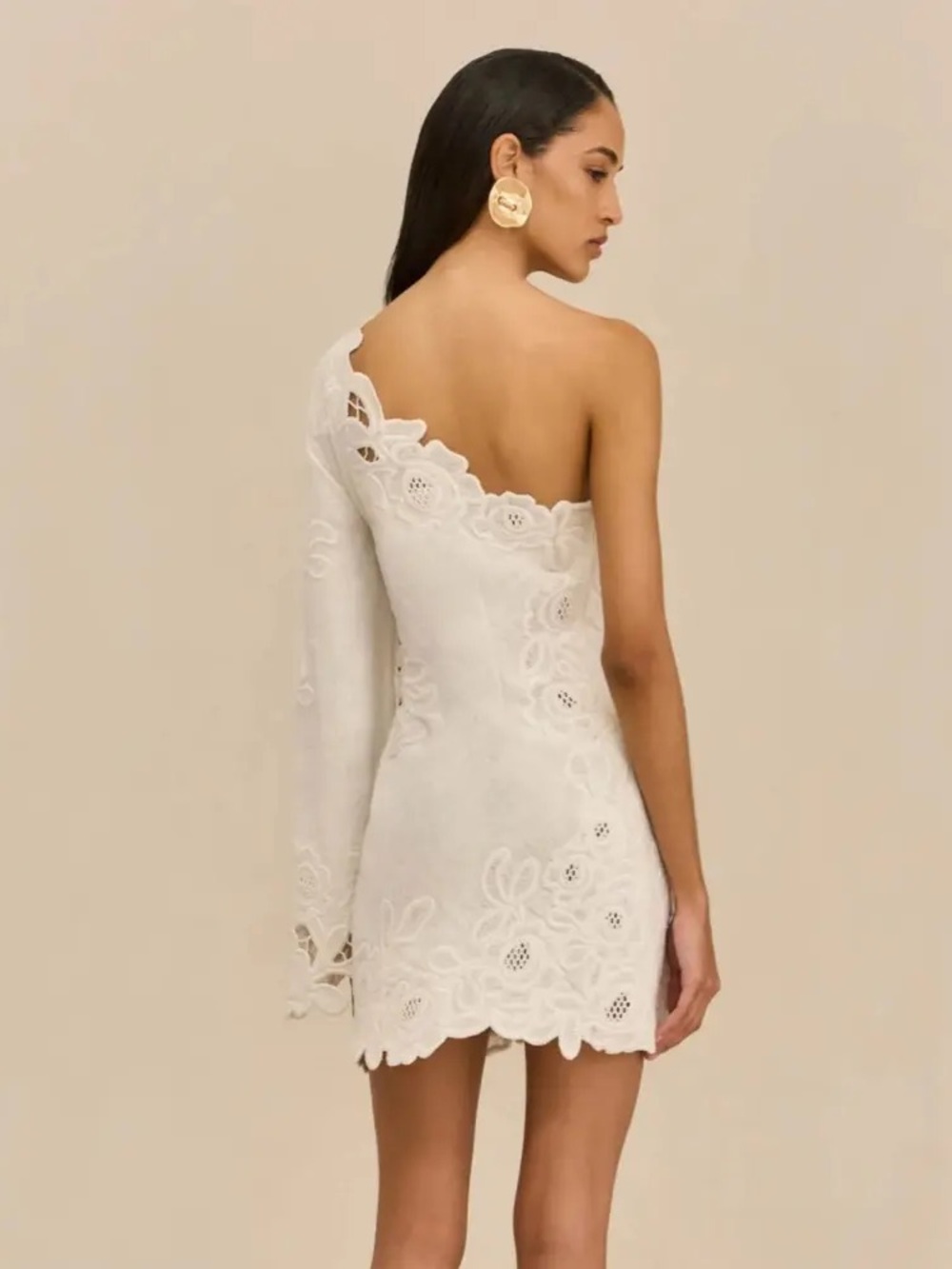 NWOT cult gaia Marlena Dress in Off White - Picture 4 of 11